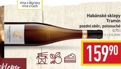 Víno Tramín červený Habánské sklepy - pozdní sběr