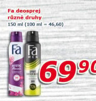 Deodorant sprej Fa