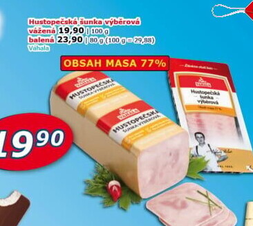 Šunka hustopečská výběrová Váhala