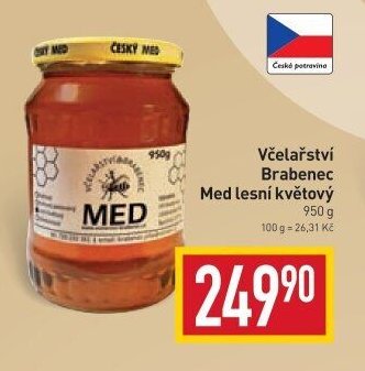 Včelařství Brabenec Med lesní květový