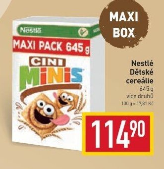 Nestlé Dětské cereálie
