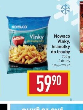 Nowaco Vlnky, hranolky do trouby