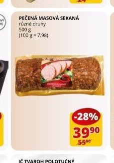 Pečená masová sekaná
