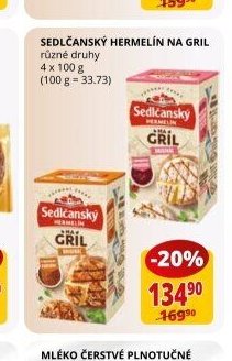Sedlčanský hermelín na gril