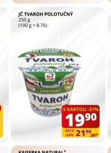 JČ tvaroh polotučný
