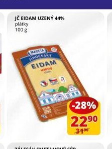JČ EIDAM UZENÝ 44% plátky 100 g