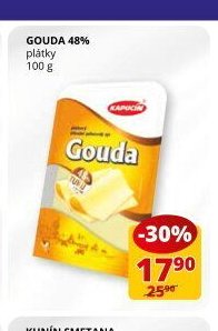 GOUDA 48% plátky 100 g