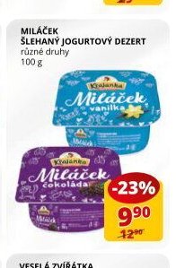MILÁČEK ŠLEHANÝ JOGURTOVÝ DEZERT různé druhy 100 g