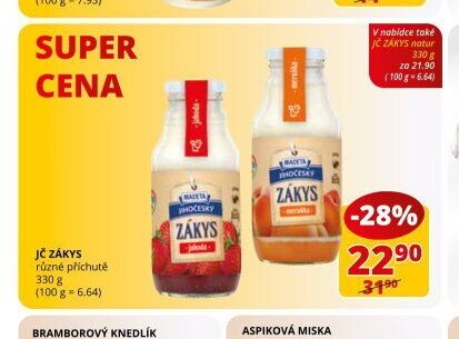 JČ ZÁKYS různé příchutě 330 g