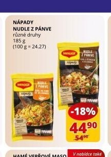 Nápady nudle z pánve