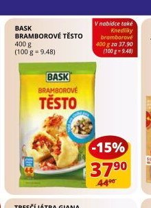 Bask bramborové těsto