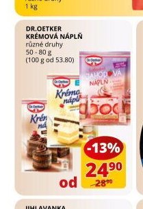 Dr.Oetker krémová náplň