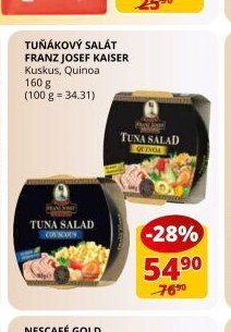 Tuňákový salát Franz Josef Kaiser