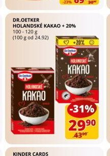 Dr.Oetker holandské kakao