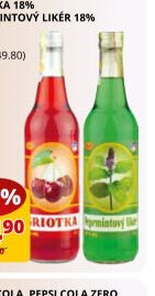 Griotka 18%, Peprmintový likér 18%