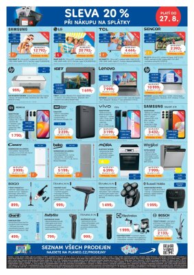 akční leták Planeo 21.8.2023-27.8.2023