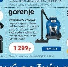 Gorenje vysavač