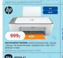HP multifunkční tiskárna