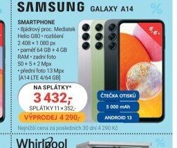 Samsung Galaxy A14 smartphone