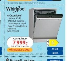 Whirlpool myčka nádobí
