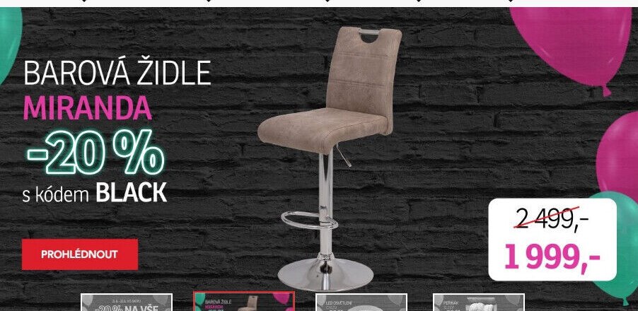 Barová židle Miranda - ASKO akcniletaky.com