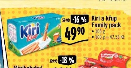 Kiri a křup Family pack