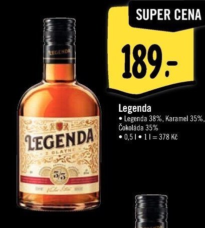 Legenda 38%, Karamel 35%, Čokoláda 35%