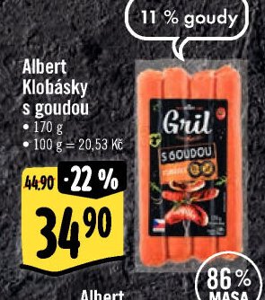 Albert Klobásky s goudou