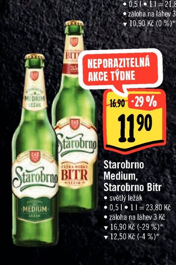 Starobrno Medium, Starobrno Bitr