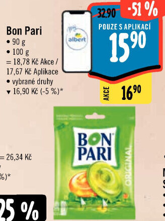 Bonbony Bon Pari Nestlé