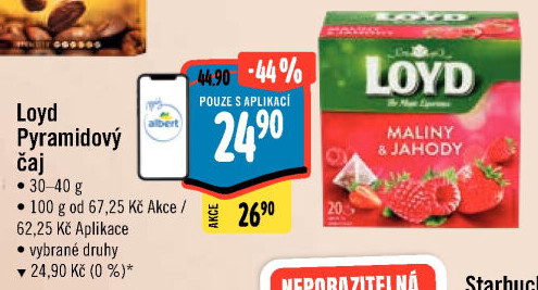 Čaj Loyd - pyramidový