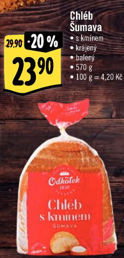 Chléb Šumava Odkolek