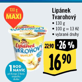 Dezert Lipánek tvarohový Madeta