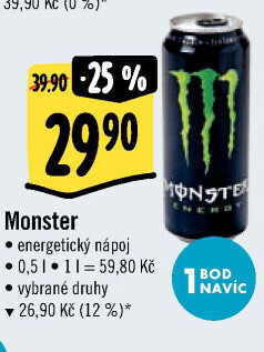Energetický nápoj Monster Energy