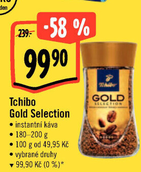 Instantní káva Tchibo Gold Selection