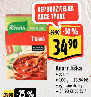 Jíška hotová Knorr