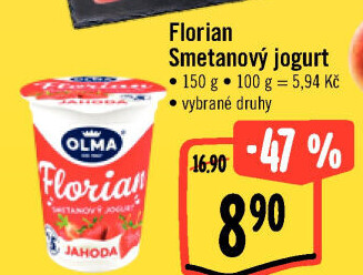 Jogurt smetanový Florian Olma