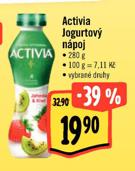 Jogurtový nápoj Activia Danone