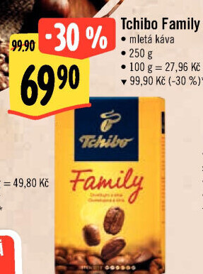 Mletá káva Family Tchibo