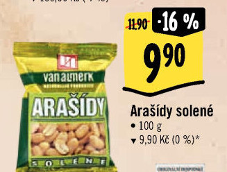 Pražené arašídy Van Almerk