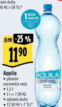 Přírodní voda Aquila