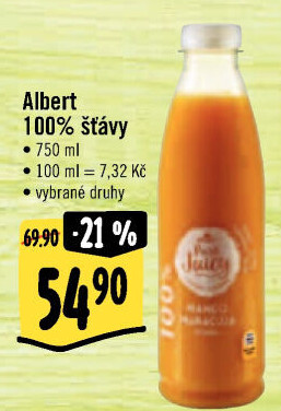 Šťáva 100% Albert