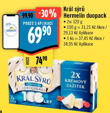 Sýr Hermelín Král sýrů