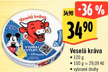 Sýr tavený Veselá kráva