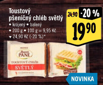 Toustový chléb Il Buon Pane