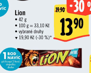 Tyčinka Lion Nestlé