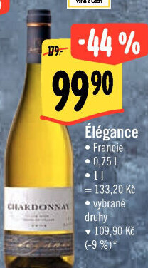 Vína Elegance Joseph Castan