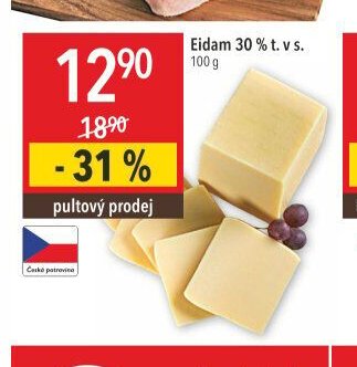 Eidam 30 % t. v s.