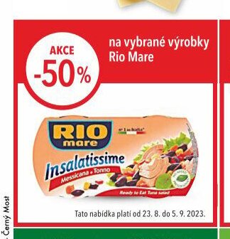 Rio Mare na vybrané výrobky