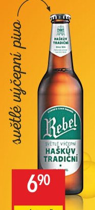 Rebel Haškův tradiční světlé výčepní pivo 0,5 l